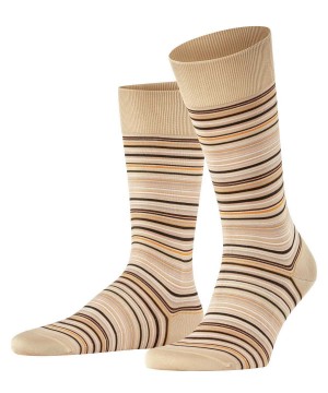 Skarpetki Falke Microblock Socks Męskie Beżowe | SVKYMJ-369