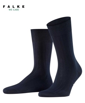 Skarpetki Falke Milano Socks Męskie Niebieskie | ALHUKZ-182