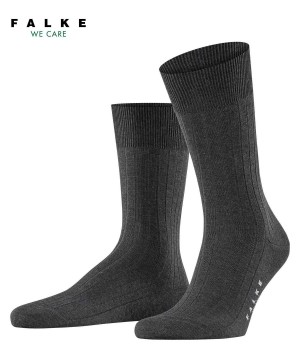 Skarpetki Falke Milano Socks Męskie Szare | HRFCYT-715