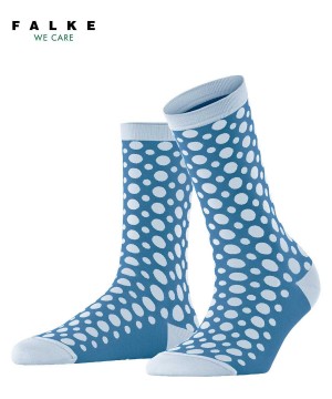 Skarpetki Falke Mirage Dot Socks Damskie Niebieskie | MDZPAF-659