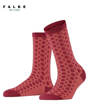 Skarpetki Falke Mirage Dot Socks Damskie Czerwone | RNGYQH-879