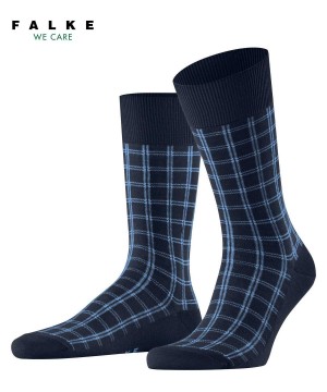 Skarpetki Falke Modern Tailor Socks Męskie Niebieskie | WBSIUF-472