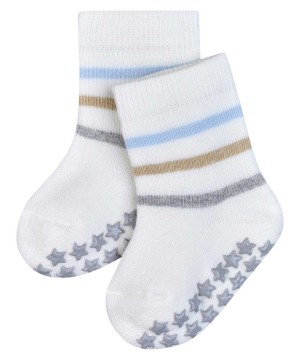 Skarpetki Falke Multi Stripe House socks Niemowlęce Białe | CFWLRS-916