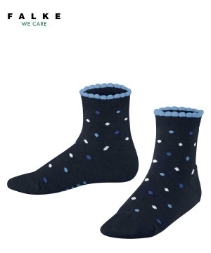 Skarpetki Falke Multidot Short sock Dziecięce Niebieskie | IHMQYK-021