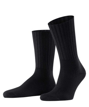 Skarpetki Falke Nelson Boot socks Męskie Czarne | VJKCTW-162