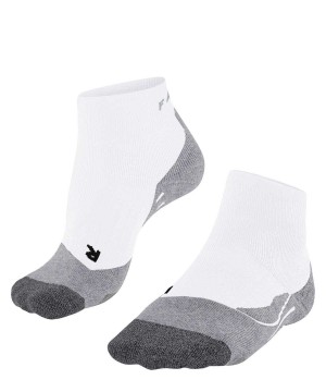 Skarpetki Falke PL2 Short Short sock Męskie Białe | JAQLFV-208