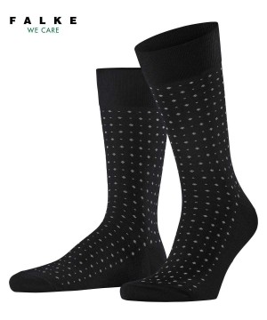 Skarpetki Falke Polished Dot Socks Męskie Czarne | HOAQXE-395