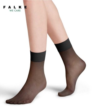 Skarpetki Falke Pure Matt 20 DEN Ankle socks Damskie Czarne | CEKIHP-291