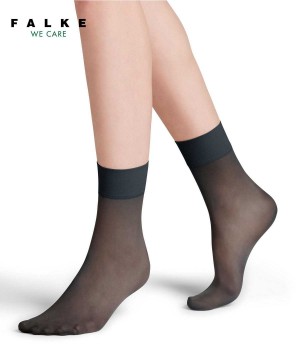 Skarpetki Falke Pure Matt 20 DEN Ankle socks Damskie Szare | YPELFI-702