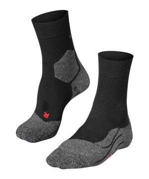 Skarpetki Falke RU3 Comfort Running Socks Męskie Czarne | YMWFGT-074