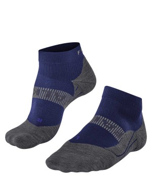 Skarpetki Falke RU4 Endurance Cool Short Running Short sock Męskie Niebieskie | VGHKME-169