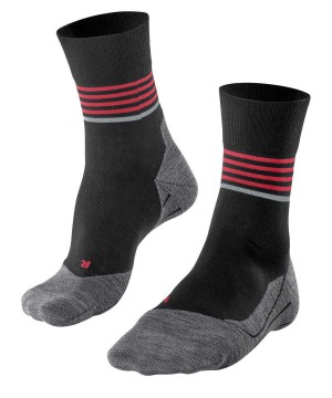 Skarpetki Falke RU4 Endurance Reflect Running Socks Męskie Czarne | GZXQEN-531