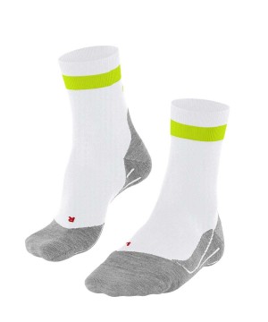 Skarpetki Falke RU4 Endurance Running Socks Męskie Białe | UBSCJK-345