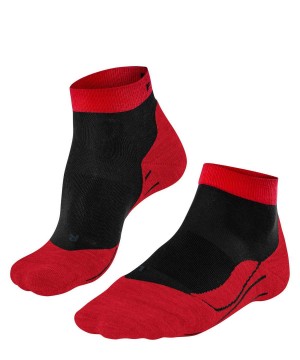 Skarpetki Falke RU4 Endurance Short Running Short sock Męskie Czarne | QMFXBO-217