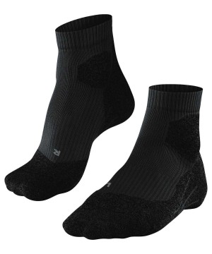 Skarpetki Falke RU Trail Running Socks Męskie Czarne | OUJFAL-852