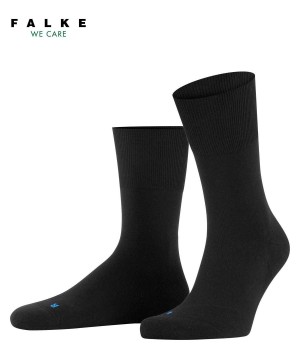 Skarpetki Falke Run Socks Damskie Czarne | BZIDUG-712