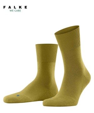 Skarpetki Falke Run Socks Damskie Zielone | MGSTAP-804