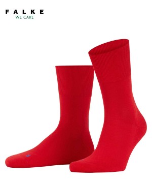 Skarpetki Falke Run Socks Męskie Czerwone | ZBSILO-632