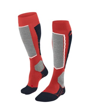 Skarpetki Falke SK2 Intermediate Vegan Skiing Knee-high Socks Męskie Pomarańczowe | QFBDHV-037