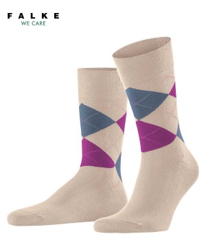 Skarpetki Falke Sensitive Argyle Socks Męskie Brązowe | FVWLBO-617