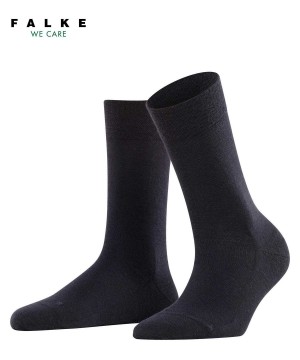 Skarpetki Falke Sensitive Berlin Socks Damskie Niebieskie | CTEUXD-103