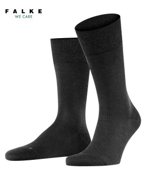 Skarpetki Falke Sensitive Berlin Socks Męskie Czarne | THYSJC-064