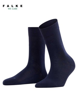 Skarpetki Falke Sensitive London Socks Damskie Niebieskie | OJEPVI-879