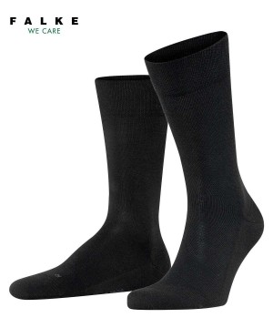 Skarpetki Falke Sensitive London Socks Męskie Czarne | NOQTEP-509