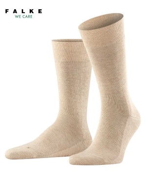 Skarpetki Falke Sensitive London Socks Męskie Beżowe | QGNFXY-134