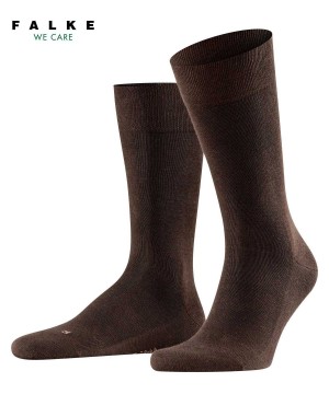 Skarpetki Falke Sensitive London Socks Męskie Brązowe | EXRKBM-490