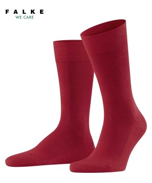 Skarpetki Falke Sensitive London Socks Męskie Czerwone | LMUIFT-683