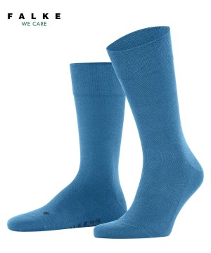 Skarpetki Falke Sensitive New York Socks Męskie Niebieskie | UAJRWC-580