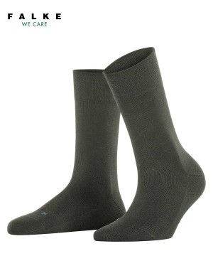 Skarpetki Falke Sensitive New York Socks Damskie Zielone | FJCEHI-615