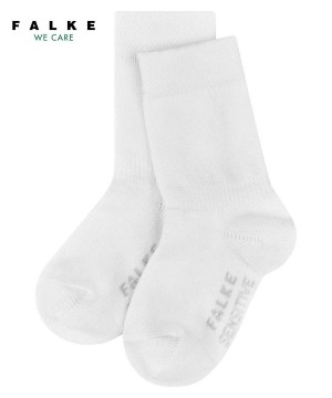 Skarpetki Falke Sensitive Socks Niemowlęce Białe | WNARGU-856