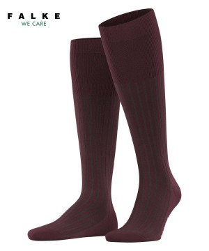 Skarpetki Falke Shadow Knee-high Socks Męskie Czerwone | WPRGFK-104