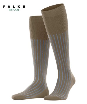 Skarpetki Falke Shadow Knee-high Socks Męskie Brązowe | VLIDEF-619