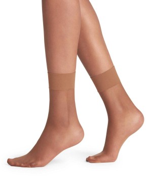 Skarpetki Falke Shelina 12 DEN Ankle socks Damskie Brązowe | DNLHYE-967