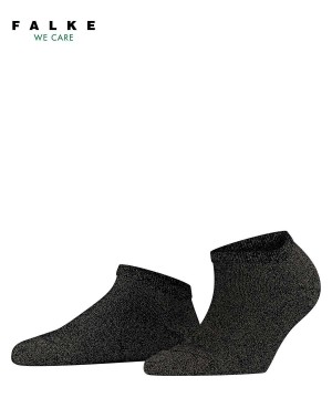 Skarpetki Falke Shiny Sneaker socks Damskie Czarne | VXCNSD-968