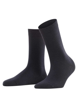 Skarpetki Falke Softmerino Socks Damskie Niebieskie | RTWSAL-913