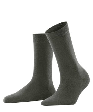 Skarpetki Falke Softmerino Socks Damskie Zielone | WSKHGY-238