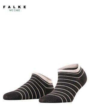 Skarpetki Falke Stripe Shimmer Sneaker Socks Damskie Szare | EBJRFO-802