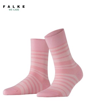 Skarpetki Falke Sunset Stripe Socks Damskie Różowe | IZACVJ-653