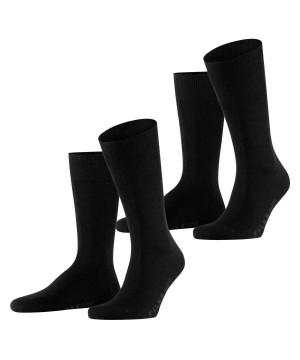 Skarpetki Falke Swing 2-Pack Socks Męskie Czarne | MFKDXS-457