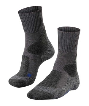 Skarpetki Falke TK1 Adventure Cool Trekking Socks Męskie Szare | NEPQRY-876