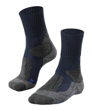 Skarpetki Falke TK1 Adventure Cool Trekking Socks Męskie Niebieskie | IGNUPT-982