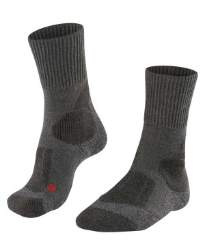 Skarpetki Falke TK1 Adventure Trekking Socks Męskie Szare | SERIGL-067