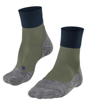 Skarpetki Falke TK2 Explore Cool Short Trekking Short sock Męskie Zielone | ILOZEN-125