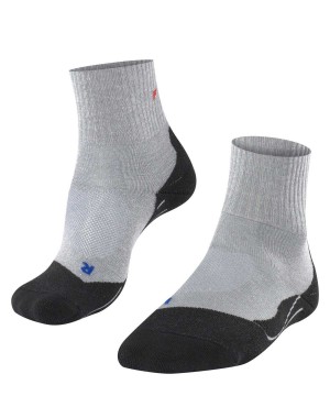 Skarpetki Falke TK2 Explore Cool Short Trekking Short sock Męskie Szare | DLYFUB-350