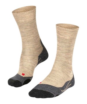 Skarpetki Falke TK2 Explore Melange Trekking Socks Męskie Zielone | GPLUFN-420