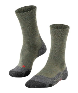 Skarpetki Falke TK2 Explore Melange Trekking Socks Męskie Zielone | BGNSDP-186